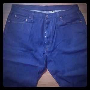 Levi's clean dark denim jeans 42 x 33